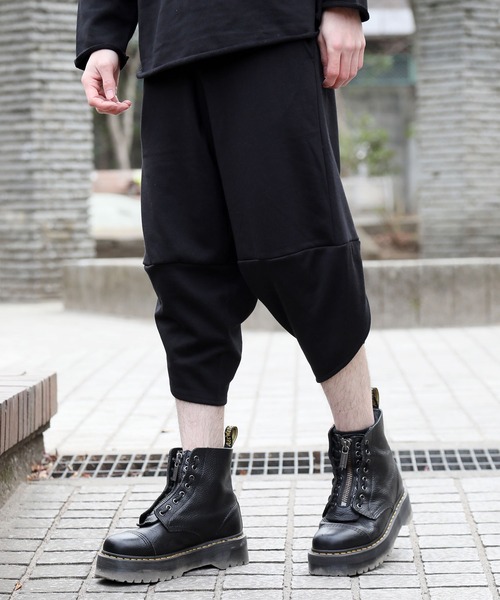 TopIsm(トップイズム)の「スウェット素材サルエルワイドスウェットパンツ(その他パンツ・メンズ・ホワイト/ブラック/ベージュ/グレー・LL/M/L)」の3枚目の写真