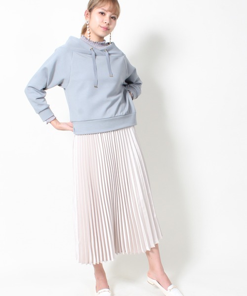 12Twelve Agenda(トゥエルブ アジェンダ)の「シアープリーツカットソー(Tシャツ/カットソー・レディース・ベージュ/ブラック/ライトグレー/ホワイト/チャコールグレー・M)」の20枚目の写真