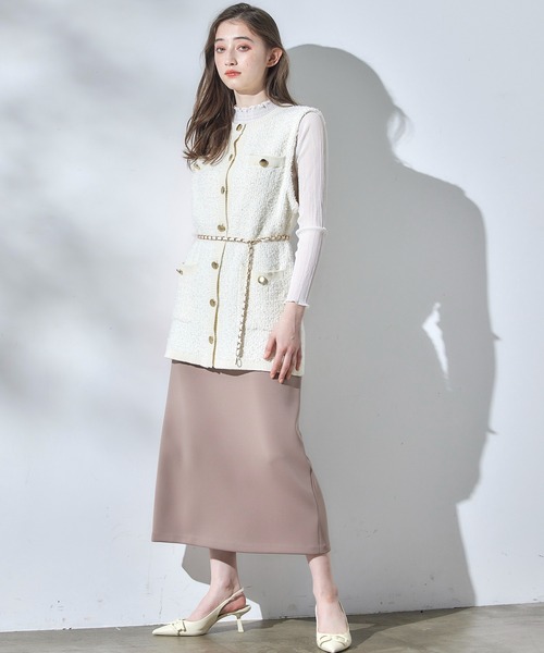 12Twelve Agenda(トゥエルブ アジェンダ)の「シアープリーツカットソー(Tシャツ/カットソー・レディース・ベージュ/ブラック/ライトグレー/ホワイト/チャコールグレー・M)」の11枚目の写真