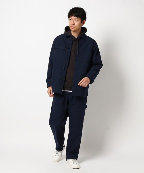 THE SHOP TK (ザ ショップ ティーケー )の「◆ホップサックカバーオール(ミリタリージャケット・メンズ・ベージュ/チャコールグレー/ネイビー・05/03/02/01/04)」の12枚目の写真