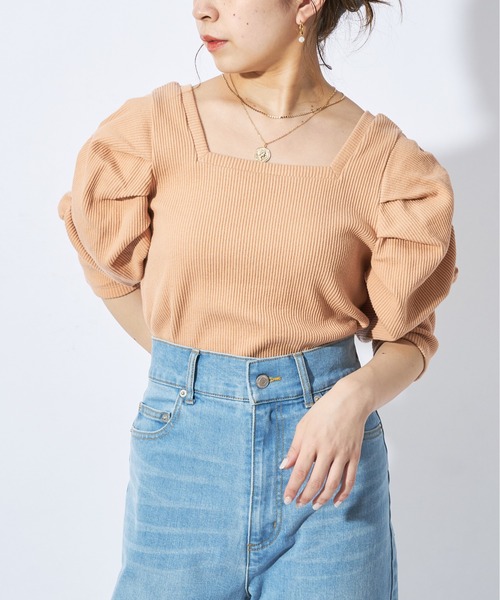 スフレパフスリプルオーバーボーダートップスパワショルTシャツブラウスカットソー 楽天市場】ボーダーTシャツ / cube sugar evo. (キューブ