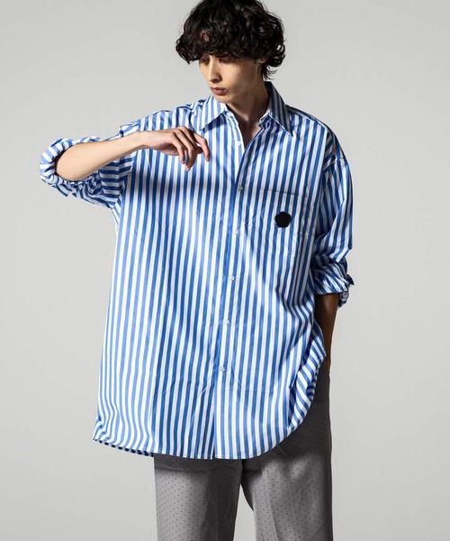 VIKTOR&ROLF(ヴィクター&ロルフ)の「VIKTOR&ROLF(ヴィクター&ロルフ)ブルーストライプロングシャツ(シャツ/ブラウス・メンズ・ブルー・S/M/L/XL)」の13枚目の写真