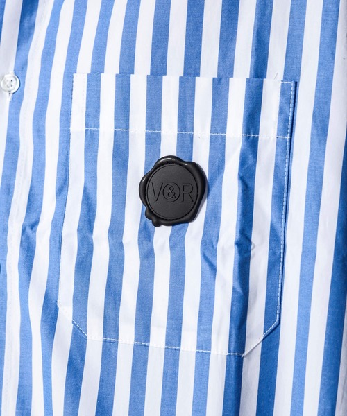 VIKTOR&ROLF(ヴィクター&ロルフ)の「VIKTOR&ROLF(ヴィクター&ロルフ)ブルーストライプロングシャツ(シャツ/ブラウス・メンズ・ブルー・S/M/L/XL)」の14枚目の写真