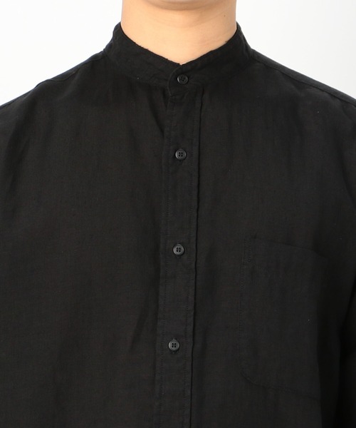 orSlow（オアスロウ）の「【orSlow】リネン スタンドカラーシャツ MEN