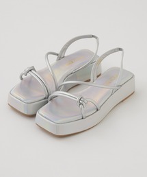 one after another NICE CLAUP | スクエアトゥチューブサンダル(サンダル)