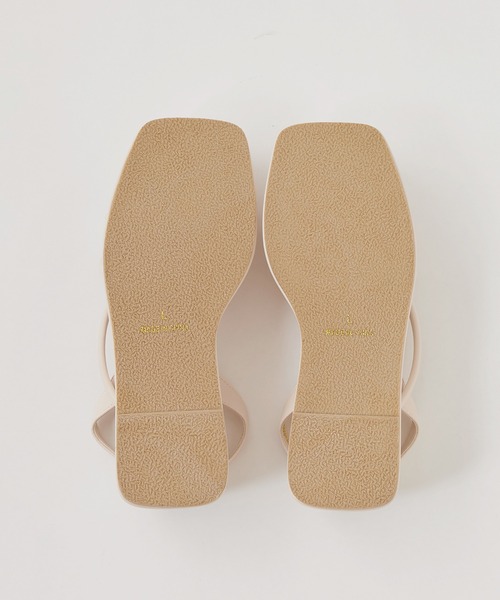 one after another NICE CLAUP(ワンアフターアナザーナイスクラップ)の「スクエアトゥチューブサンダル(サンダル・レディース・ピンク/その他・S/M/L/LL)」の7枚目の写真