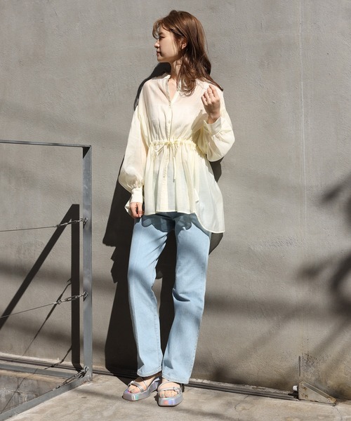 one after another NICE CLAUP(ワンアフターアナザーナイスクラップ)の「スクエアトゥチューブサンダル(サンダル・レディース・ピンク/その他・S/M/L/LL)」の12枚目の写真