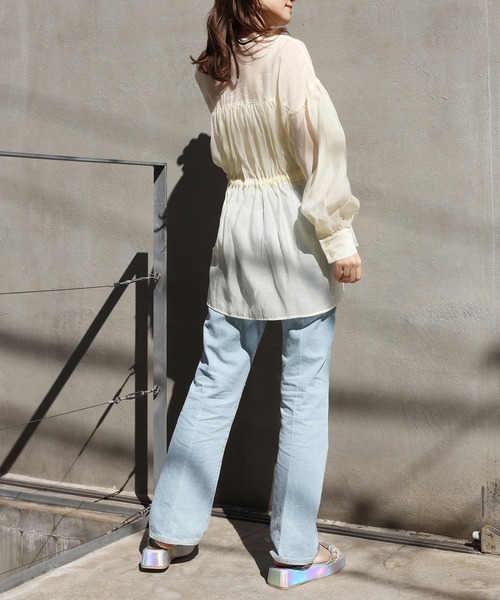 one after another NICE CLAUP(ワンアフターアナザーナイスクラップ)の「スクエアトゥチューブサンダル(サンダル・レディース・ピンク/その他・S/M/L/LL)」の14枚目の写真