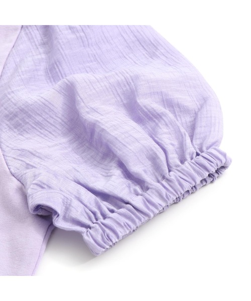 JENNI love（ジェニィラブ）の「ふんわりスリーブTシャツ（Tシャツ/カットソー・キッズ・オフホワイト/サックスブルー/ラベンダー・140cm/150cm/160cm/130cm）」の20枚目の写真