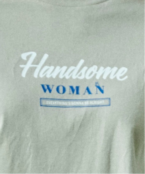 kha:ki（カーキ）の「「KHA:KI / カーキ」ヘムラウンドワイドTシャツ"WIDE SQUARE TEE "HANDSOME""（Tシャツ/カットソー・レディース・ホワイト/ブラック/サンドベージュ・1）」の10枚目の写真