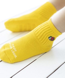 クオーター丈刺繍3P/ キッズ / クォーター丈ソックス / 3足セット