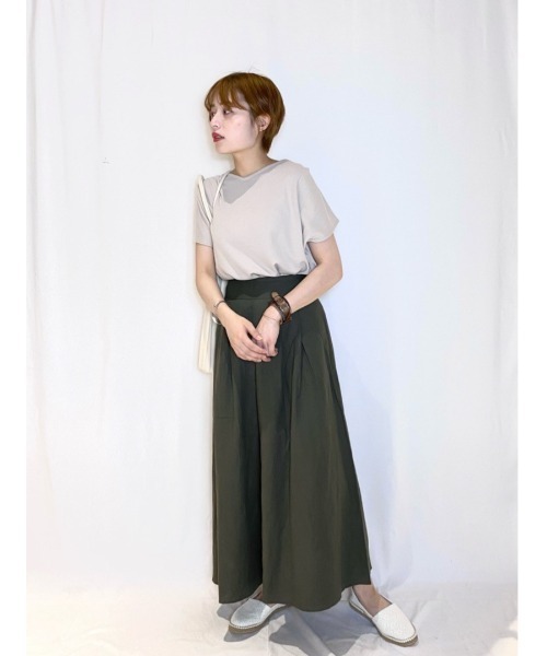 GLOBAL WORK（グローバルワーク）の「リラックス美人フレンチ/935357（Tシャツ/カットソー・レディース・ホワイト系その他/ブラウン系その他/ベージュ/ブルー系その他/ラベンダー/ブラック・MEDIUM/LARGE）」の20枚目の写真