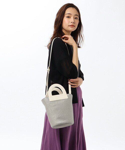 UNTITLED(アンタイトル)の「◆ミニクリテミニバッグ(ハンドバッグ・レディース・ベージュ系その他7/ライトグレー系4/ブラック・00)」の10枚目の写真