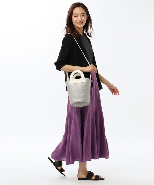 UNTITLED(アンタイトル)の「◆ミニクリテミニバッグ(ハンドバッグ・レディース・ベージュ系その他7/ライトグレー系4/ブラック・00)」の7枚目の写真