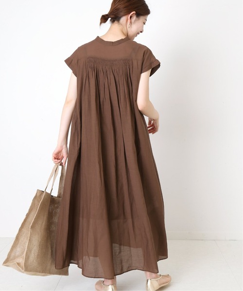 Simplicite（サンプリシテ）の「2wayボタン開きボイルワンピース◆（ワンピース・レディース・ブラック/パープル/ブラウン/グリーン・FREE）」の13枚目の写真