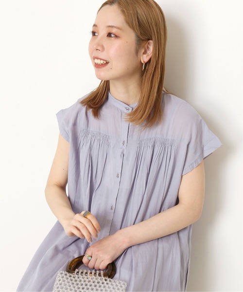 Simplicite（サンプリシテ）の「2wayボタン開きボイルワンピース