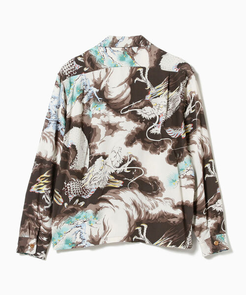 fennica(フェニカ)の「SUN SURF / DRAGON レーヨン ロングスリーブシャツ<MEN>☆(シャツ/ブラウス・メンズ・ブラック・MEDIUM/LARGE/X-LARGE)」の3枚目の写真