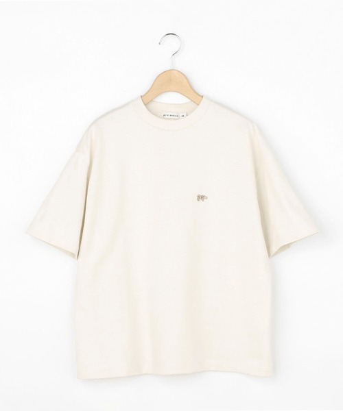 Scye（サイ）の「◇【Scye】〈別注〉 ロゴTシャツ WOMEN（Tシャツ/カットソー・レディース・ライトブルー/ブラウン/アイボリー・38）」の9枚目の写真