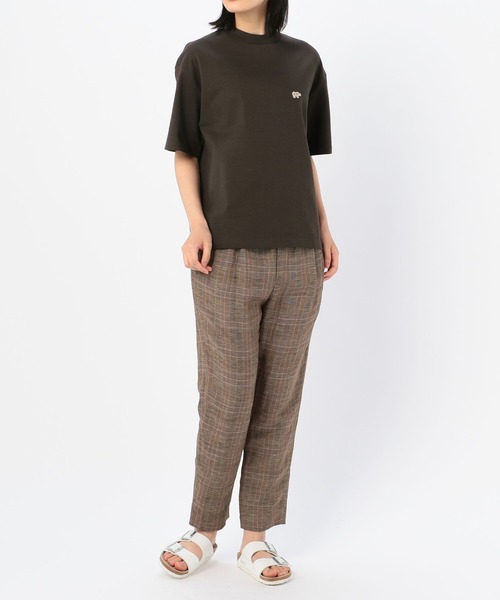 Scye（サイ）の「◇【Scye】〈別注〉 ロゴTシャツ WOMEN（Tシャツ/カットソー・レディース・ライトブルー/ブラウン/アイボリー・38）」の17枚目の写真