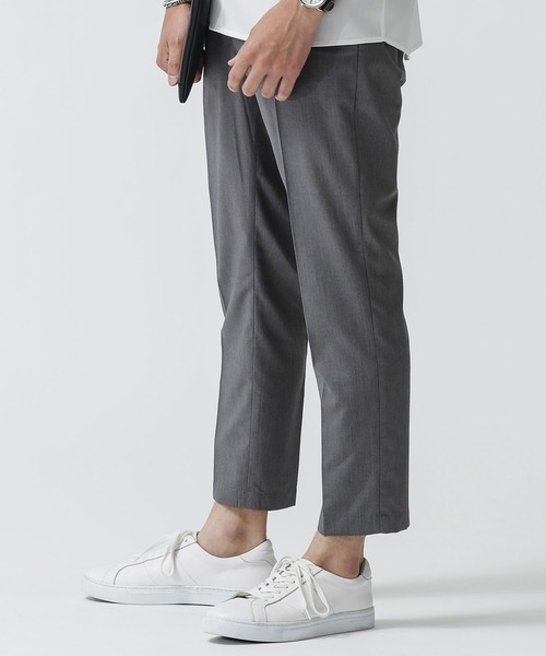 NANO universe（ナノユニバース）の「【WEB限定】TRアンクルテーパードスラックス（スラックス・メンズ・ブラック/ライトグレー/チャコール・マルチサイズ）」の7枚目の写真