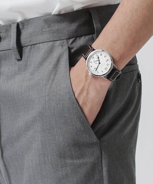 NANO universe（ナノユニバース）の「【WEB限定】TRアンクルテーパードスラックス（スラックス・メンズ・ブラック/ライトグレー/チャコール・マルチサイズ）」の9枚目の写真