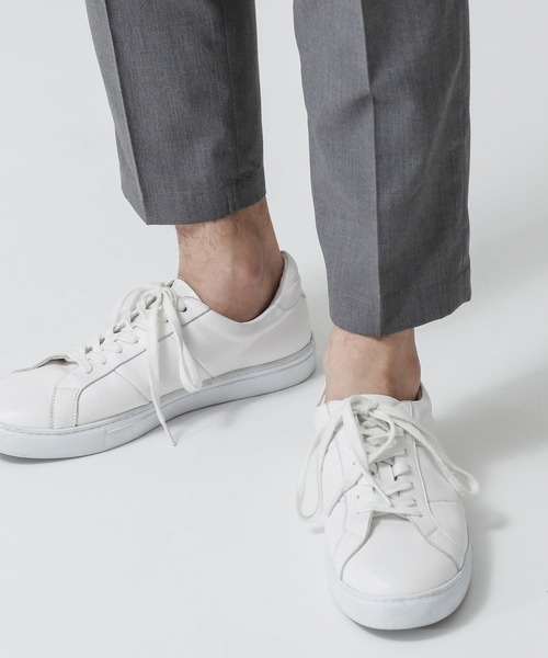 NANO universe（ナノユニバース）の「【WEB限定】TRアンクルテーパードスラックス（スラックス・メンズ・ブラック/ライトグレー/チャコール・マルチサイズ）」の6枚目の写真