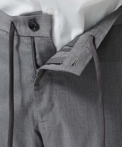 NANO universe（ナノユニバース）の「【WEB限定】TRアンクルテーパードスラックス（スラックス・メンズ・ブラック/ライトグレー/チャコール・マルチサイズ）」の14枚目の写真