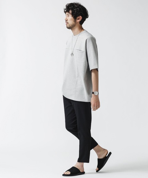 NANO universe（ナノユニバース）の「【WEB限定】TRアンクルテーパードスラックス（スラックス・メンズ・ブラック/ライトグレー/チャコール・マルチサイズ）」の5枚目の写真