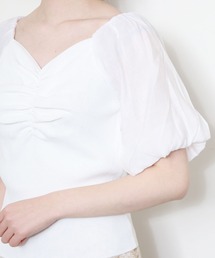 archives | フロントギャザーボリュームスリーブニットプルオーバー(Tシャツ/カットソー)