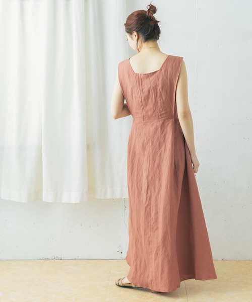URBAN RESEARCH ROSSO（アーバンリサーチロッソ）の「リボンマキシワンピース（ワンピース・レディース・グレー系その他/ミント/ブラウン系その他/ブラック・FREE）」の13枚目の写真