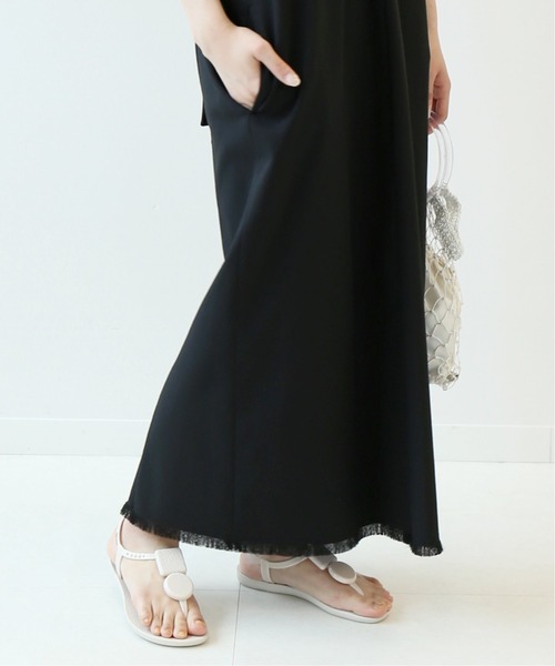 Simplicite(サンプリシテ)の「バックギャザージャンSK◆(ジャンパースカート・レディース・キャメル/ブラック/チャコールグレー・FREE)」の19枚目の写真