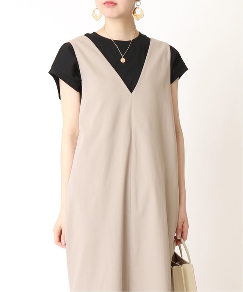 Simplicite(サンプリシテ)の「バックギャザージャンSK◆(ジャンパースカート・レディース・キャメル/ブラック/チャコールグレー・FREE)」の22枚目の写真