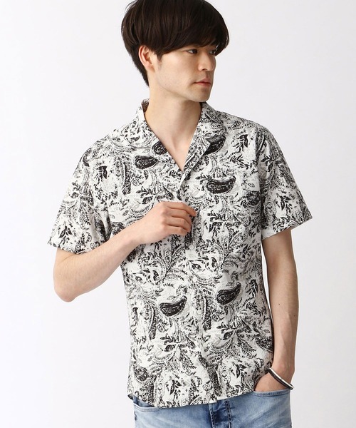 HIDEAWAYS NICOLE（ハイダウェイニコル）の「オープンカラープリントシャツ（シャツ/ブラウス・メンズ・その他5/その他2/その他1/その他3/その他4・LARGE/X-LARGE/MEDIUM）」の8枚目の写真