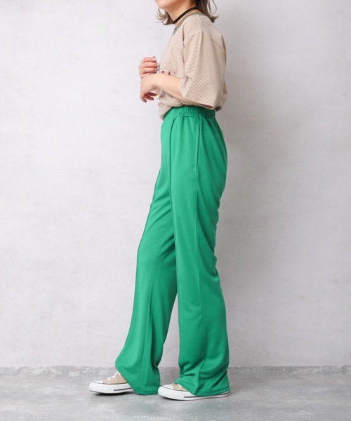 ap retro(アプレトロ)の「カラーストレッチフレアパンツ/スラックスパンツ【ZOZO限定アイテム】(その他パンツ・レディース・ブラック/レッド/ピンク/グリーン/パープル・FREE)」の22枚目の写真