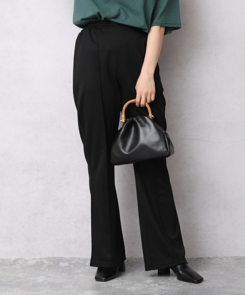 ap retro(アプレトロ)の「カラーストレッチフレアパンツ/スラックスパンツ【ZOZO限定アイテム】(その他パンツ・レディース・ブラック/レッド/ピンク/グリーン/パープル・FREE)」の6枚目の写真