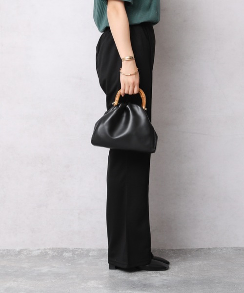 ap retro(アプレトロ)の「カラーストレッチフレアパンツ/スラックスパンツ【ZOZO限定アイテム】(その他パンツ・レディース・ブラック/レッド/ピンク/グリーン/パープル・FREE)」の10枚目の写真