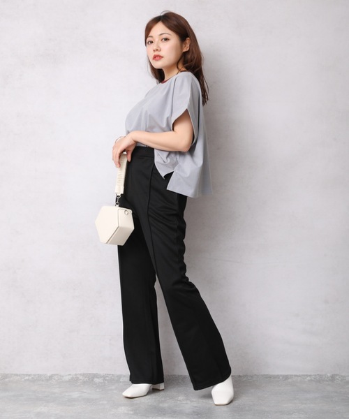 ap retro(アプレトロ)の「カラーストレッチフレアパンツ/スラックスパンツ【ZOZO限定アイテム】(その他パンツ・レディース・ブラック/レッド/ピンク/グリーン/パープル・FREE)」の13枚目の写真