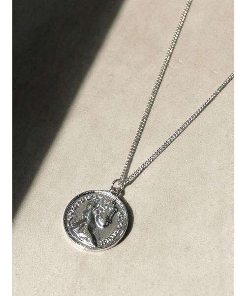 AMERICAN HOLIC（アメリカンホリック）の「コイントップネックレス（ネックレス・レディース・シルバー/ゴールド・FREE）」の3枚目の写真