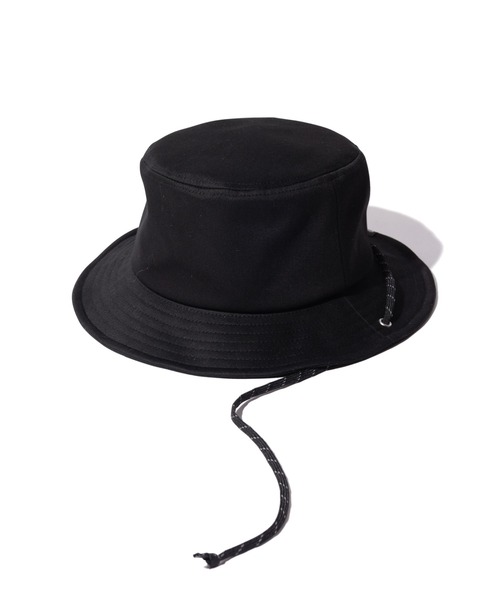 glamb（グラム）の「Drawcord bucket hat / ドローコードバケットハット（ハット・メンズ・ワイン/ベージュ/ブラック・FREE）」の4枚目の写真