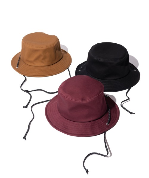 glamb（グラム）の「Drawcord bucket hat / ドローコードバケットハット（ハット・メンズ・ワイン/ベージュ/ブラック・FREE）」の12枚目の写真