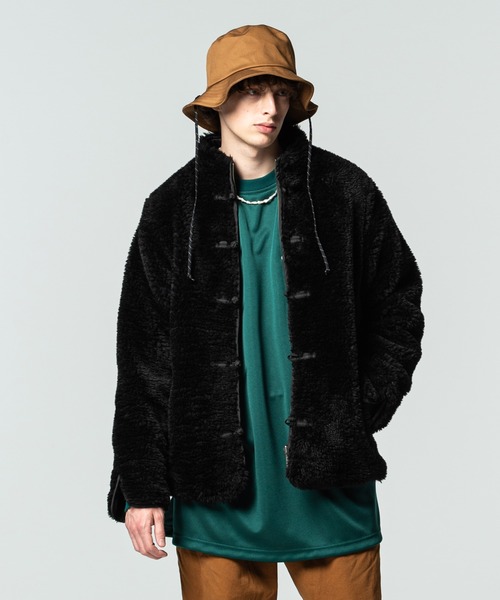 glamb（グラム）の「Drawcord bucket hat / ドローコードバケットハット（ハット・メンズ・ワイン/ベージュ/ブラック・FREE）」の19枚目の写真