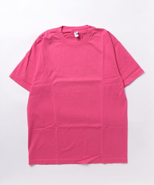 LOS ANGELES APPAREL(ロサンゼルスアパレル)の「/LOS ANGELES APPAREL/6.5oz Garment Dye CrewNeck T-SHIRT(Tシャツ/カットソー・レディース・グリーン/クリーム/クリアブルー/スミクロ/パープル/ベージュ/ブラック/ホワイト/ライトグレー/レッド系その他/ピンク/レッド/ダークブルー/ライトピンク/コーラルピンク/レッド系その他2/ピンク系その他/ネイビー/オレンジ/アーミー/パープル系・X-LARGE/XX-LARGE/LARGE/MEDIUM/SMALL/XXX-LARGE)」の14枚目の写真