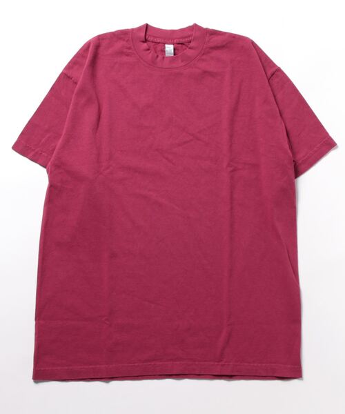 LOS ANGELES APPAREL(ロサンゼルスアパレル)の「/LOS ANGELES APPAREL/6.5oz Garment Dye CrewNeck T-SHIRT(Tシャツ/カットソー・レディース・グリーン/クリーム/クリアブルー/スミクロ/パープル/ベージュ/ブラック/ホワイト/ライトグレー/レッド系その他/ピンク/レッド/ダークブルー/ライトピンク/コーラルピンク/レッド系その他2/ピンク系その他/ネイビー/オレンジ/アーミー/パープル系・X-LARGE/XX-LARGE/LARGE/MEDIUM/SMALL/XXX-LARGE)」の20枚目の写真