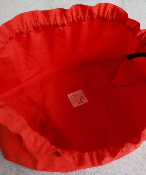 nitca（ニトカ）の「C/Lタイプライター巾着バック（エコバッグ/サブバッグ・レディース・ブラウン/オレンジ/ホワイト・FREE）」の22枚目の写真