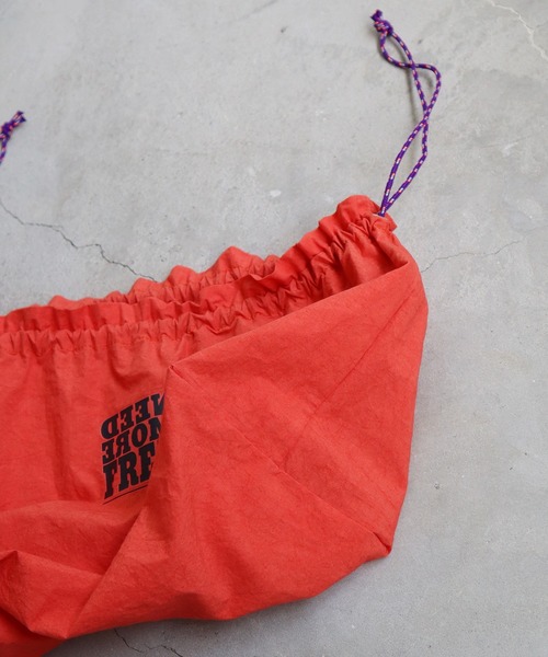 nitca（ニトカ）の「C/Lタイプライター巾着バック（エコバッグ/サブバッグ・レディース・ブラウン/オレンジ/ホワイト・FREE）」の20枚目の写真