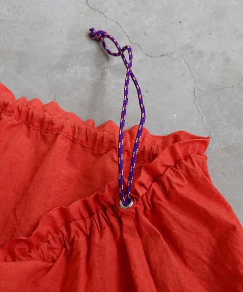 nitca（ニトカ）の「C/Lタイプライター巾着バック（エコバッグ/サブバッグ・レディース・ブラウン/オレンジ/ホワイト・FREE）」の21枚目の写真