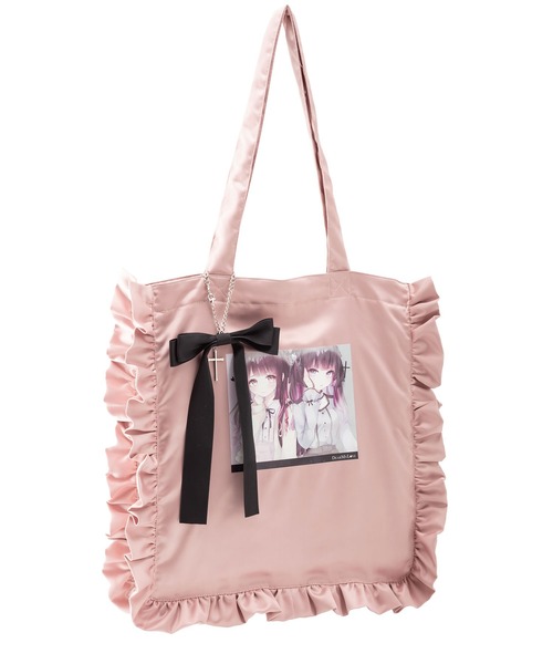 DearMyLove（ディアマイラブ）の「ディア&マイのフリルサテントート