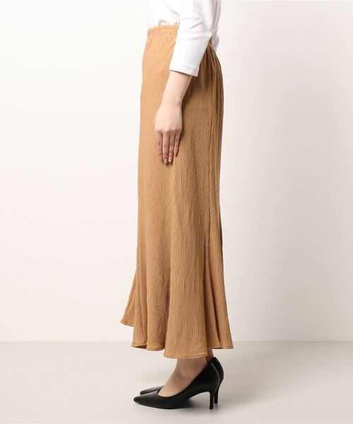 ＪＵＧＬＡＮＳ（ユグランス）の「☆ プリーツ加工カット マーメイドSK（スカート・レディース・ブラック/ベージュ/ブラウン/オレンジ・FREE）」の6枚目の写真