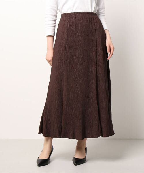 ＪＵＧＬＡＮＳ（ユグランス）の「☆ プリーツ加工カット マーメイドSK（スカート・レディース・ブラック/ベージュ/ブラウン/オレンジ・FREE）」の9枚目の写真