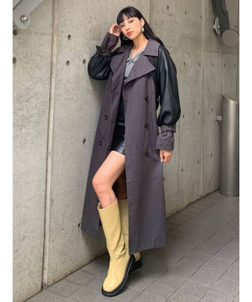 EMODA（エモダ）の「ボレロドッキングトレンチコート（トレンチコート・レディース・ベージュ/アイボリー/グレー・FREE）」の19枚目の写真